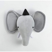 Afbeelding in Gallery-weergave laden, Olifant Dierenkop Hoed Dierenhoofd Wanddecoratie Muurdecoratie Jongen Meisje Babykamer Kinderkamer Accessoires
