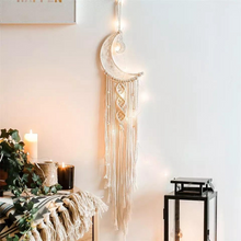 Afbeelding in Gallery-weergave laden, Macrame Boho Wandkleed Wanddecoratie Kinderkamer Muurdecoratie Babykamer Dromenvanger Wandhanger
